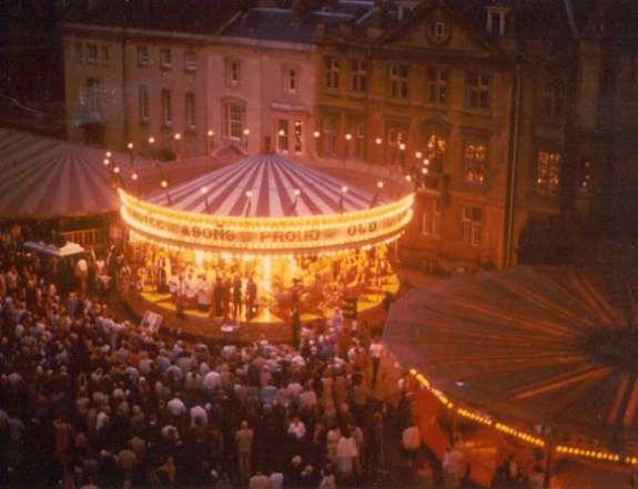 St.Giles Fair, Oxford, 2004. A fair has been held in this location since the 17th Century.